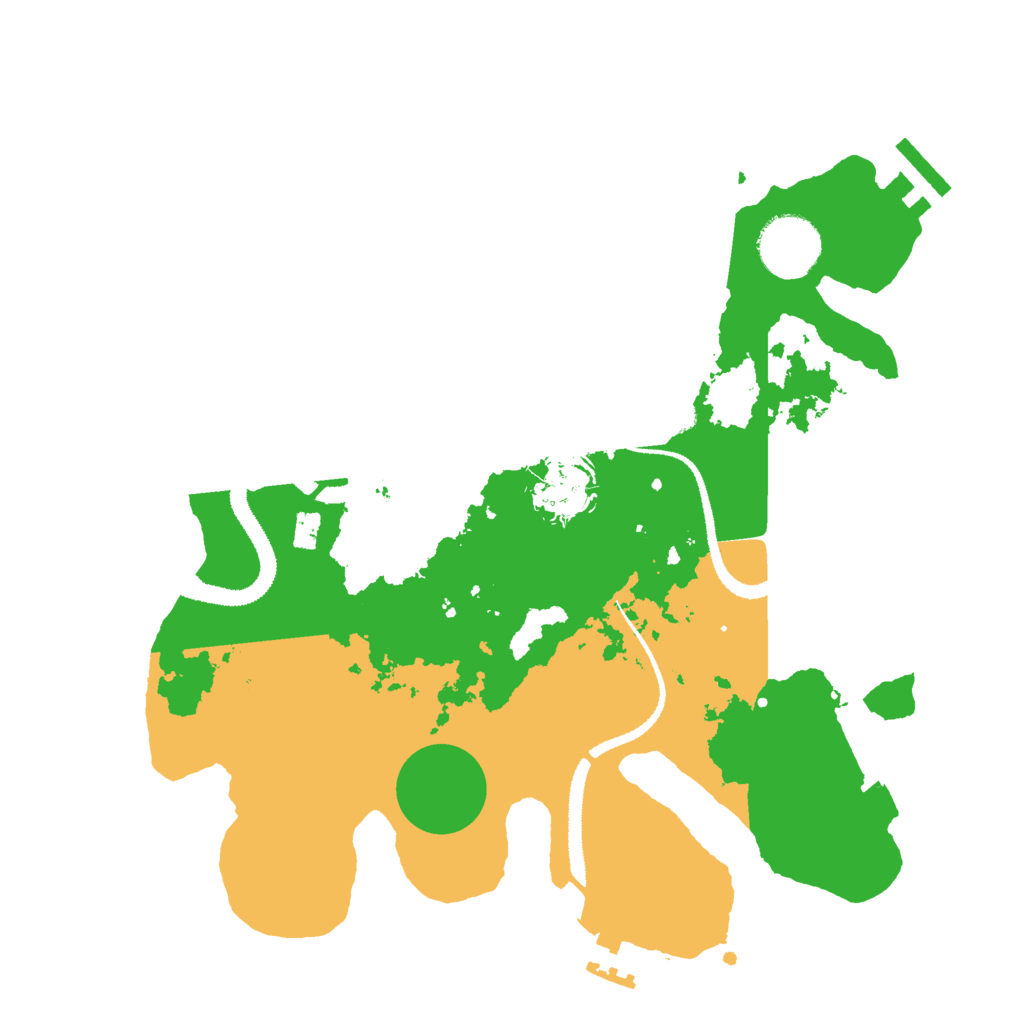 Biome Rust Map: Procedural Map, Size: 3000, Seed: 1269682061