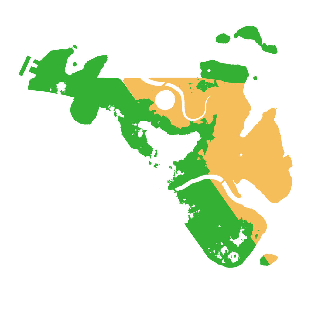 Biome Rust Map: Procedural Map, Size: 3000, Seed: 1855084931