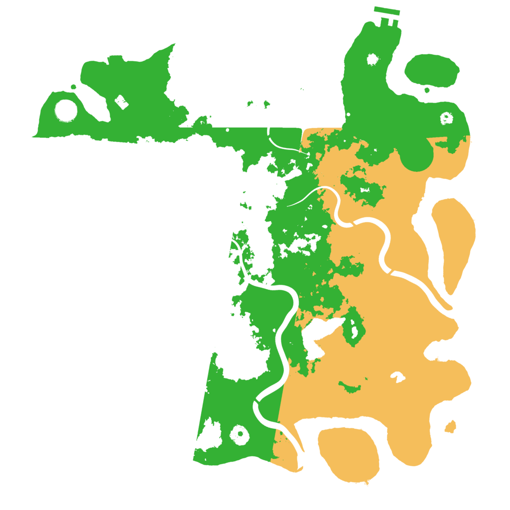 Biome Rust Map: Procedural Map, Size: 4000, Seed: 59761