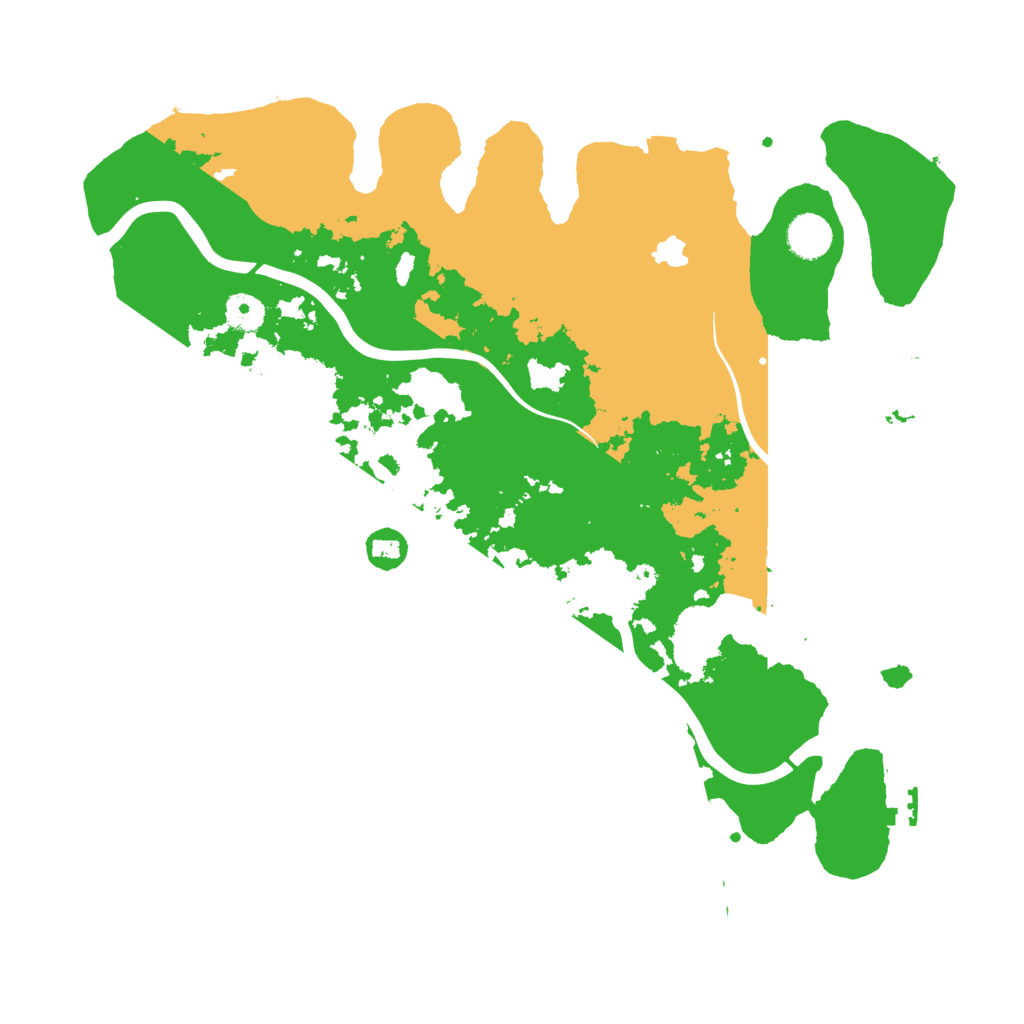 Biome Rust Map: Procedural Map, Size: 4000, Seed: 13992374