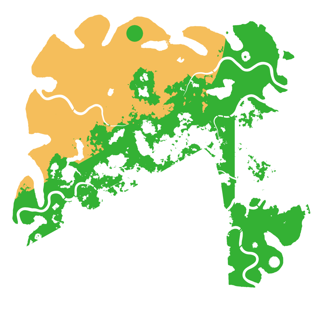Biome Rust Map: Procedural Map, Size: 5000, Seed: 2763