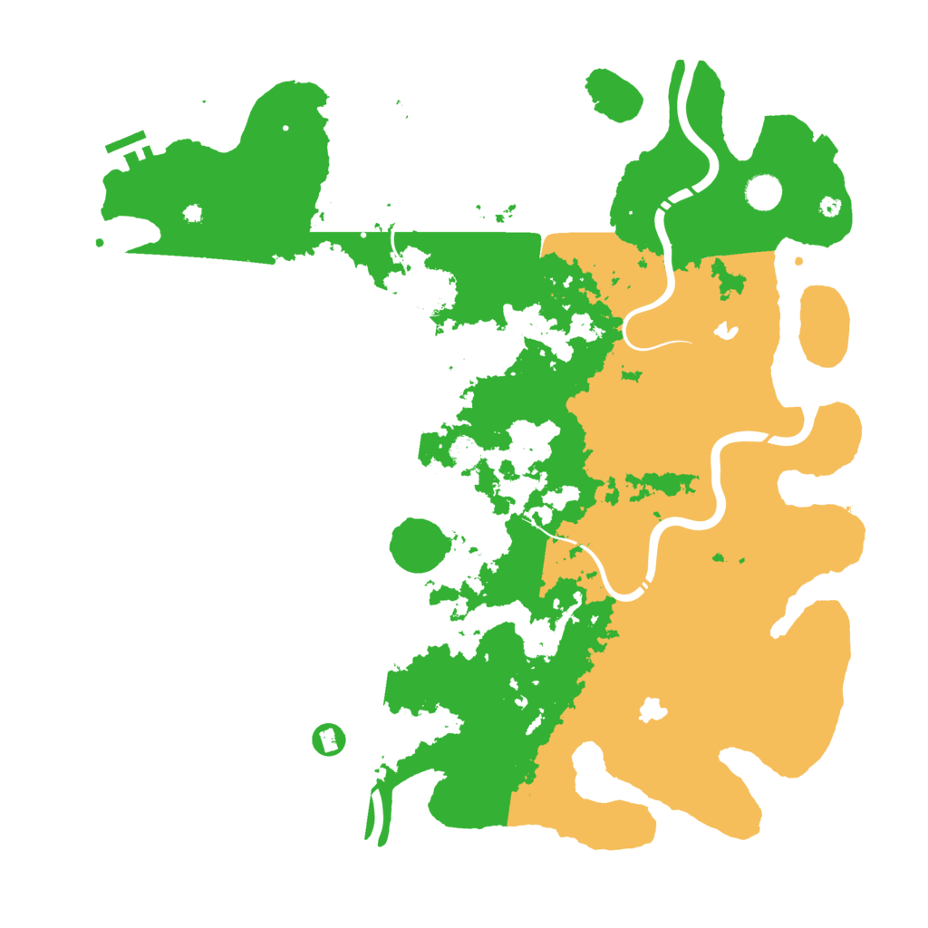 Biome Rust Map: Procedural Map, Size: 4500, Seed: 349309816