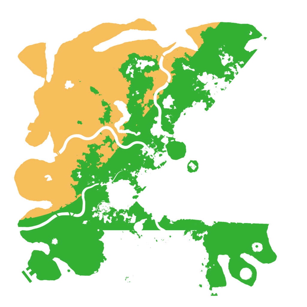 Biome Rust Map: Procedural Map, Size: 4500, Seed: 403030077