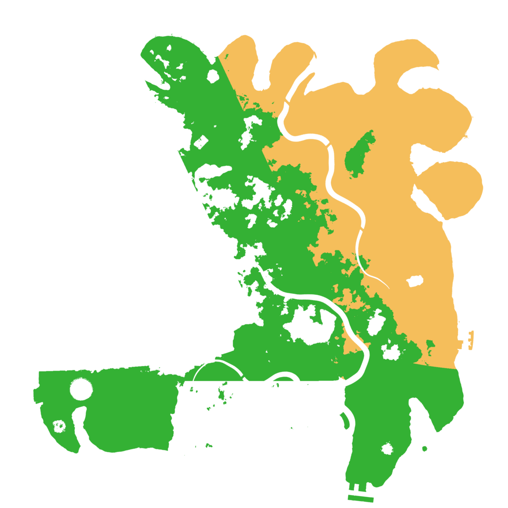 Biome Rust Map: Procedural Map, Size: 4000, Seed: 105917393
