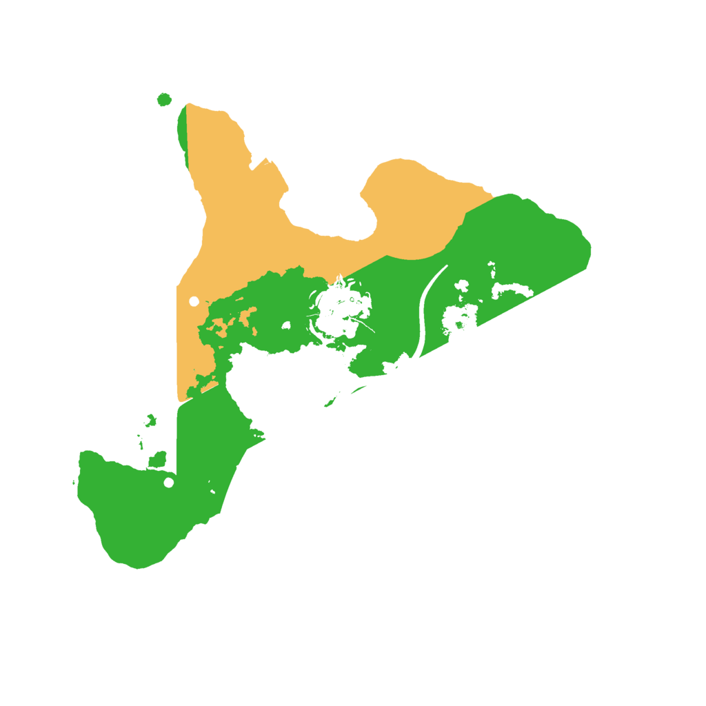 Biome Rust Map: Procedural Map, Size: 2093, Seed: 481981