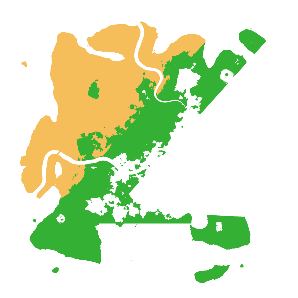 Biome Rust Map: Procedural Map, Size: 3500, Seed: 1527258884