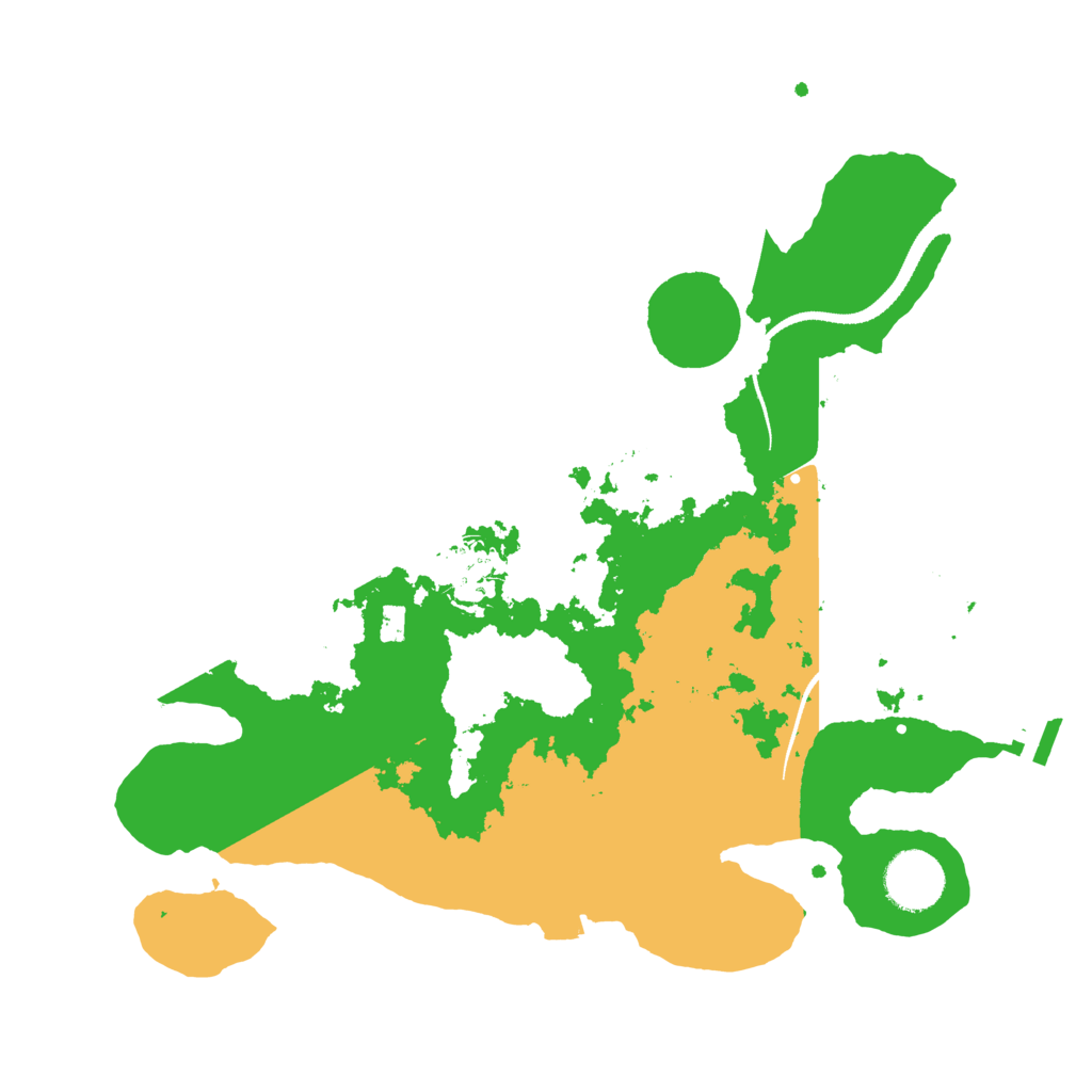 Biome Rust Map: Procedural Map, Size: 3200, Seed: 11000
