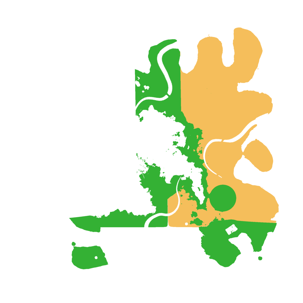 Biome Rust Map: Procedural Map, Size: 3000, Seed: 1269381952