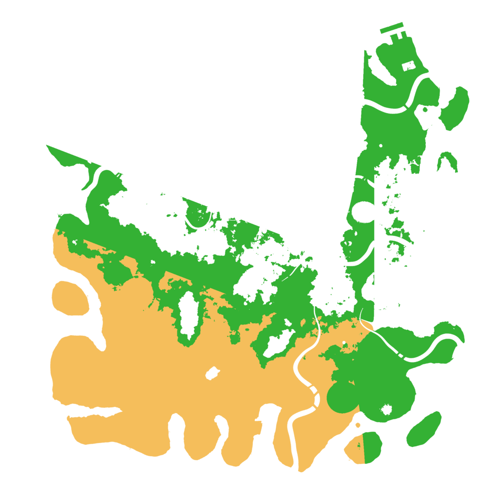 Biome Rust Map: Procedural Map, Size: 4250, Seed: 1334440892