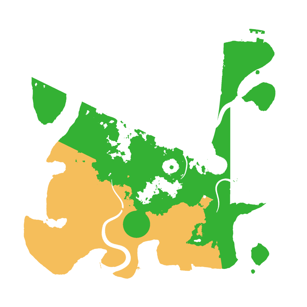 Biome Rust Map: Procedural Map, Size: 3000, Seed: 27173