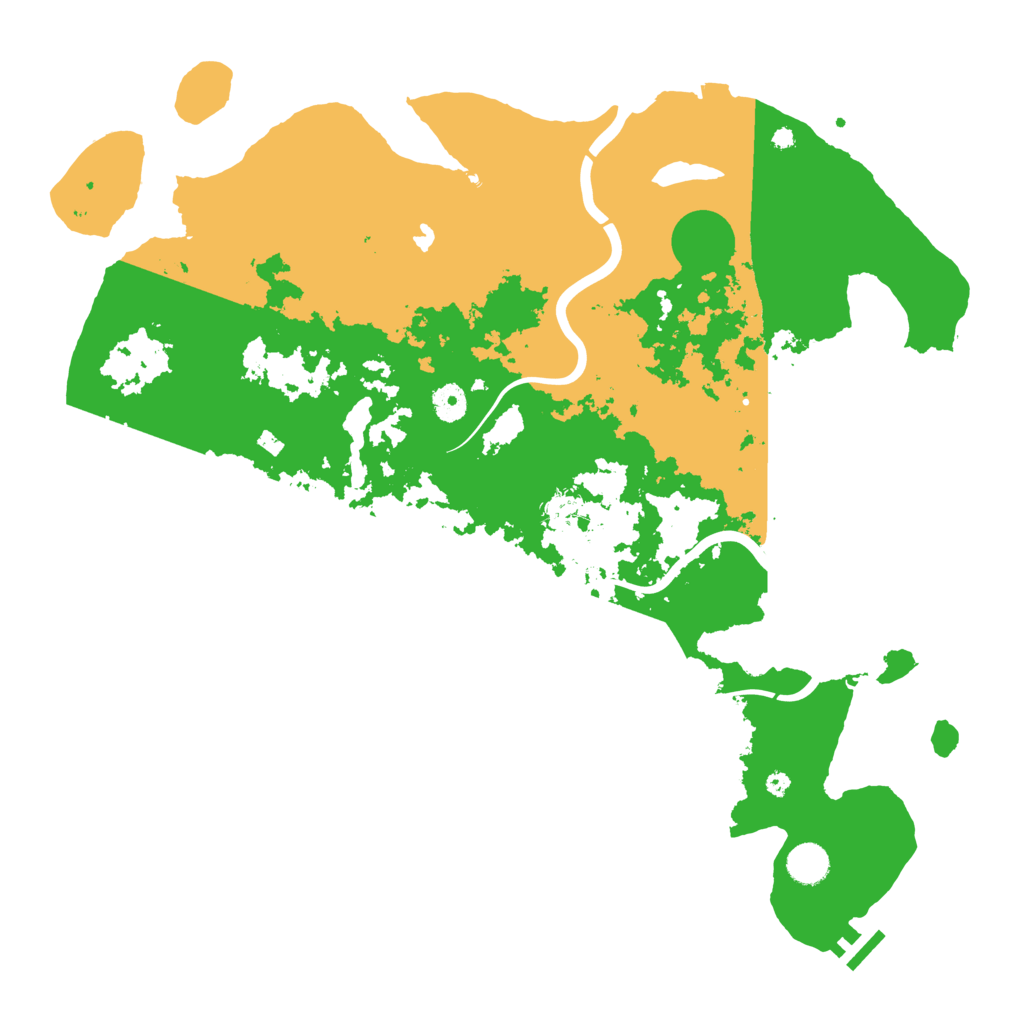 Biome Rust Map: Procedural Map, Size: 4300, Seed: 211341413