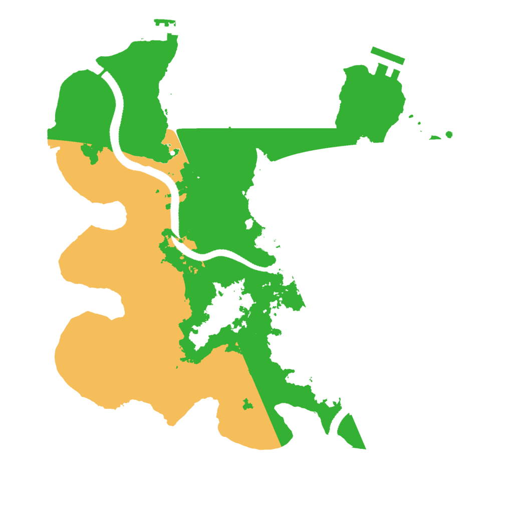 Biome Rust Map: Procedural Map, Size: 3000, Seed: 45996
