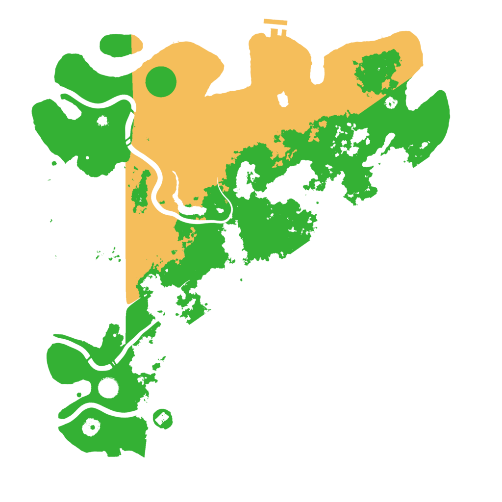 Biome Rust Map: Procedural Map, Size: 4300, Seed: 75683886