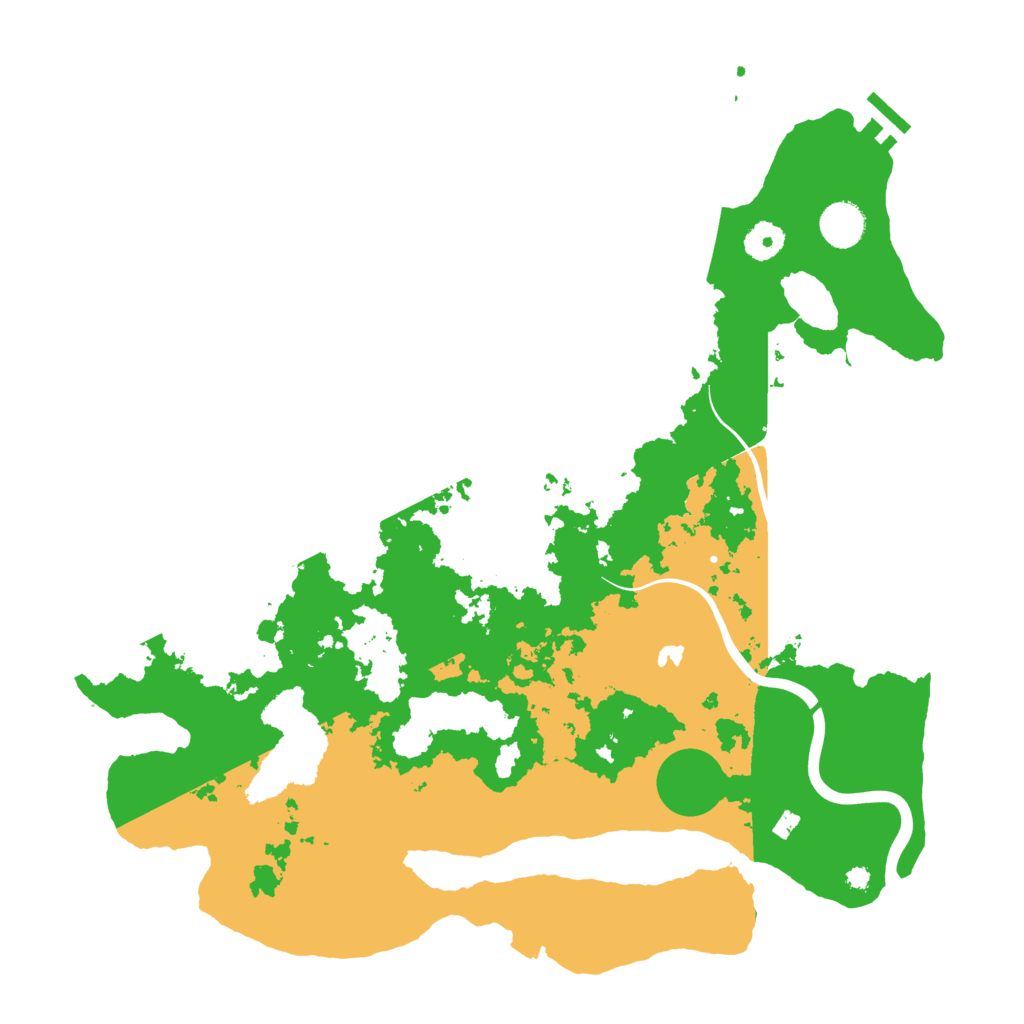 Biome Rust Map: Procedural Map, Size: 4000, Seed: 1066625986