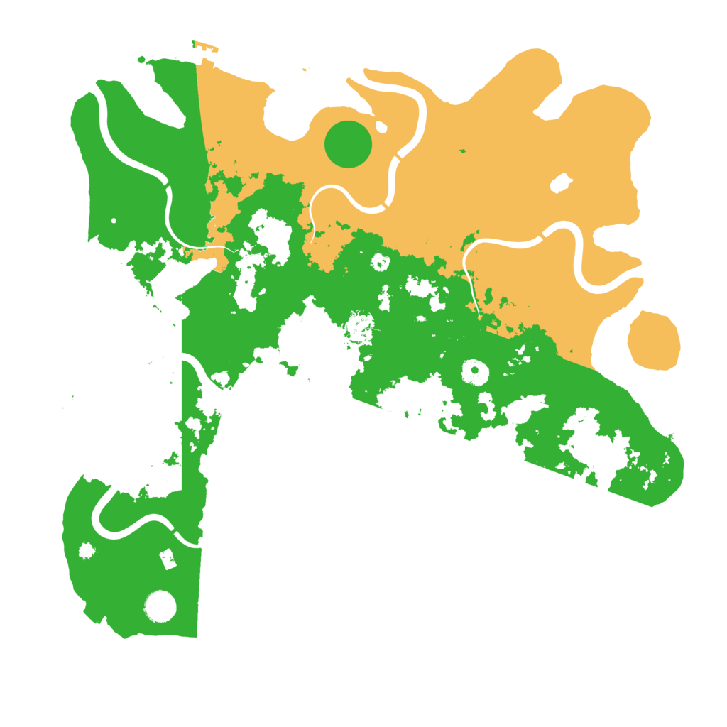 Biome Rust Map: Procedural Map, Size: 4050, Seed: 1570827992