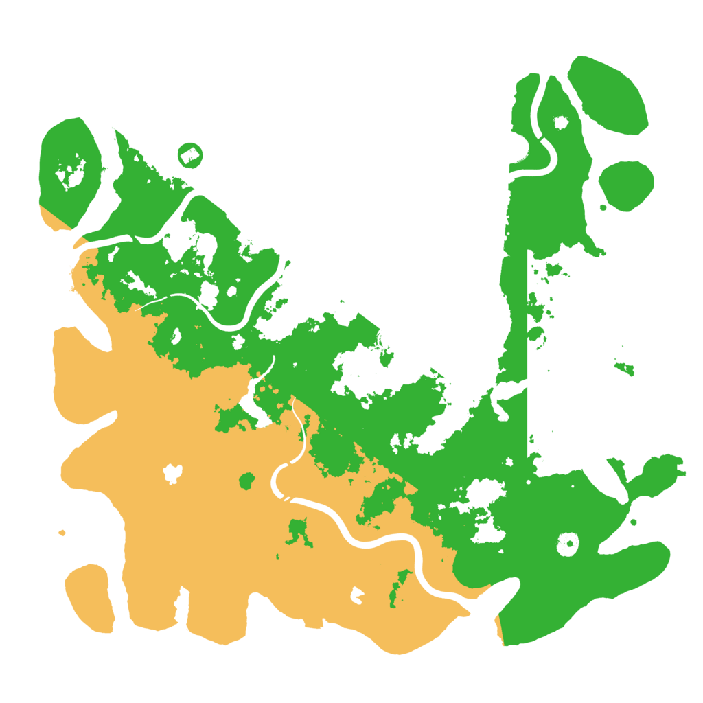 Biome Rust Map: Procedural Map, Size: 4500, Seed: 1910481672