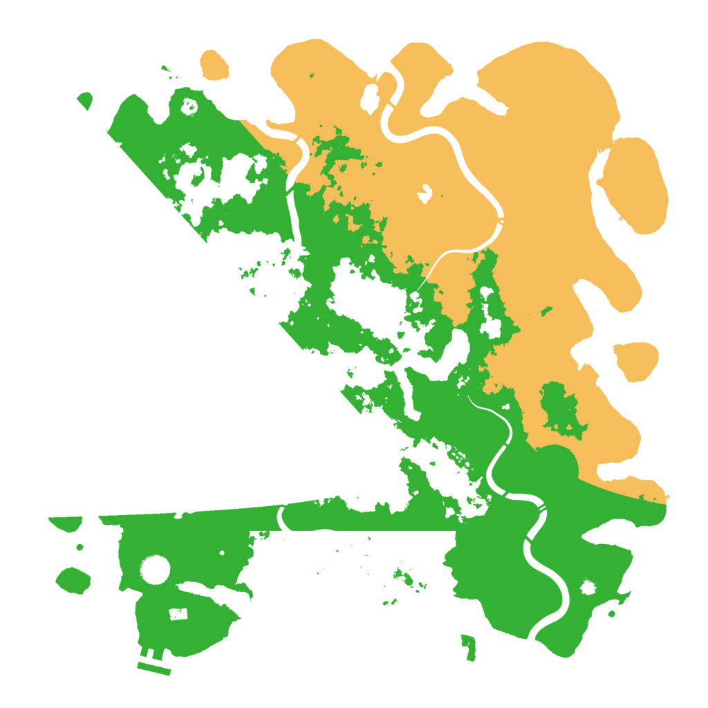 Biome Rust Map: Procedural Map, Size: 4250, Seed: 1598025069