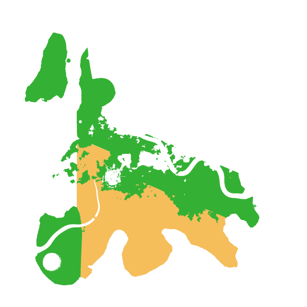 Biome Rust Map: Procedural Map, Size: 3000, Seed: 942630124
