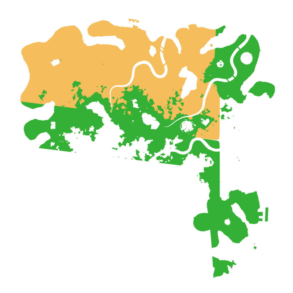 Biome Rust Map: Procedural Map, Size: 4250, Seed: 168766523
