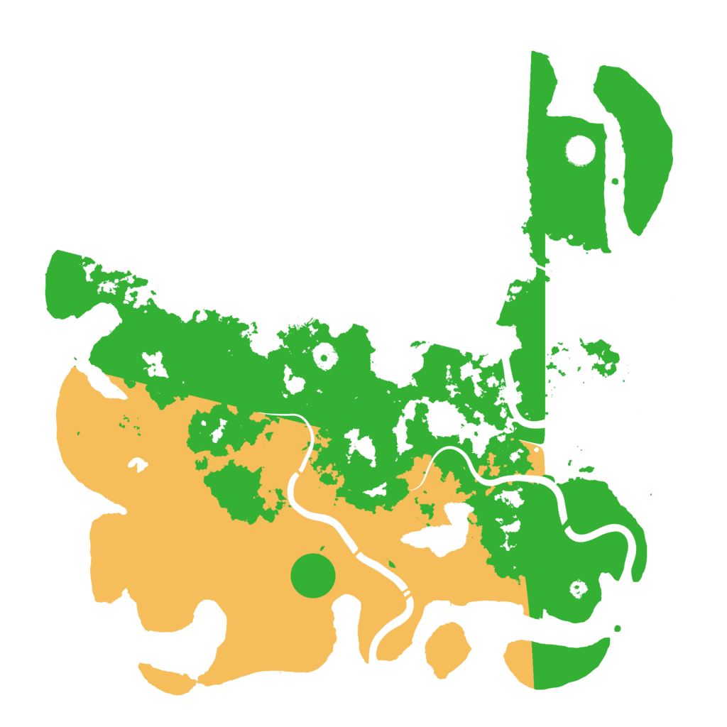 Biome Rust Map: Procedural Map, Size: 4300, Seed: 2145492596