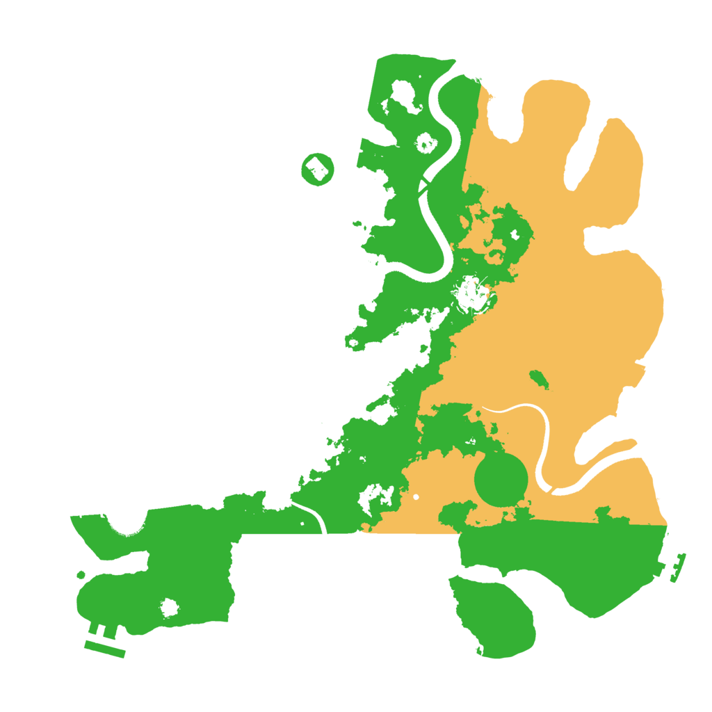 Biome Rust Map: Procedural Map, Size: 3500, Seed: 1729405386
