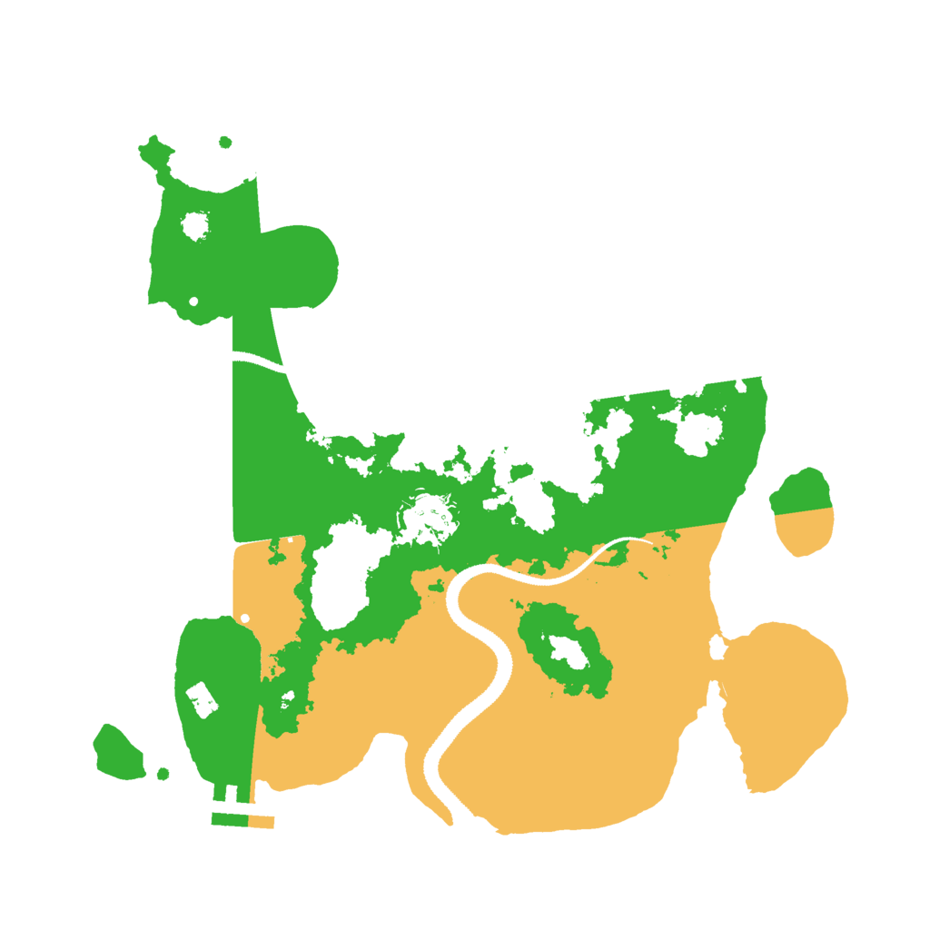 Biome Rust Map: Procedural Map, Size: 3000, Seed: 398351127