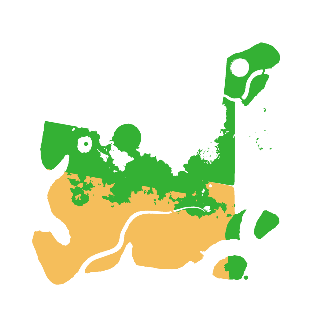 Biome Rust Map: Procedural Map, Size: 3000, Seed: 1085538135