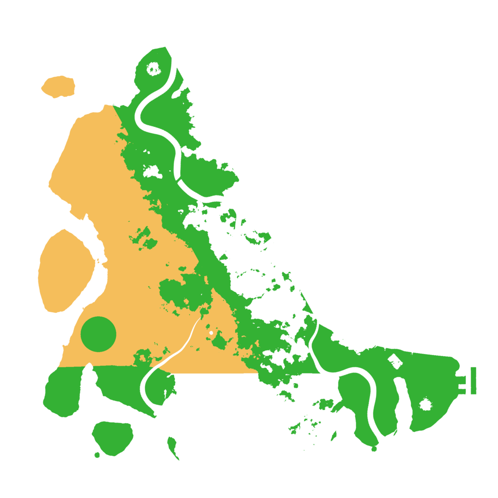 Biome Rust Map: Procedural Map, Size: 3700, Seed: 748212599