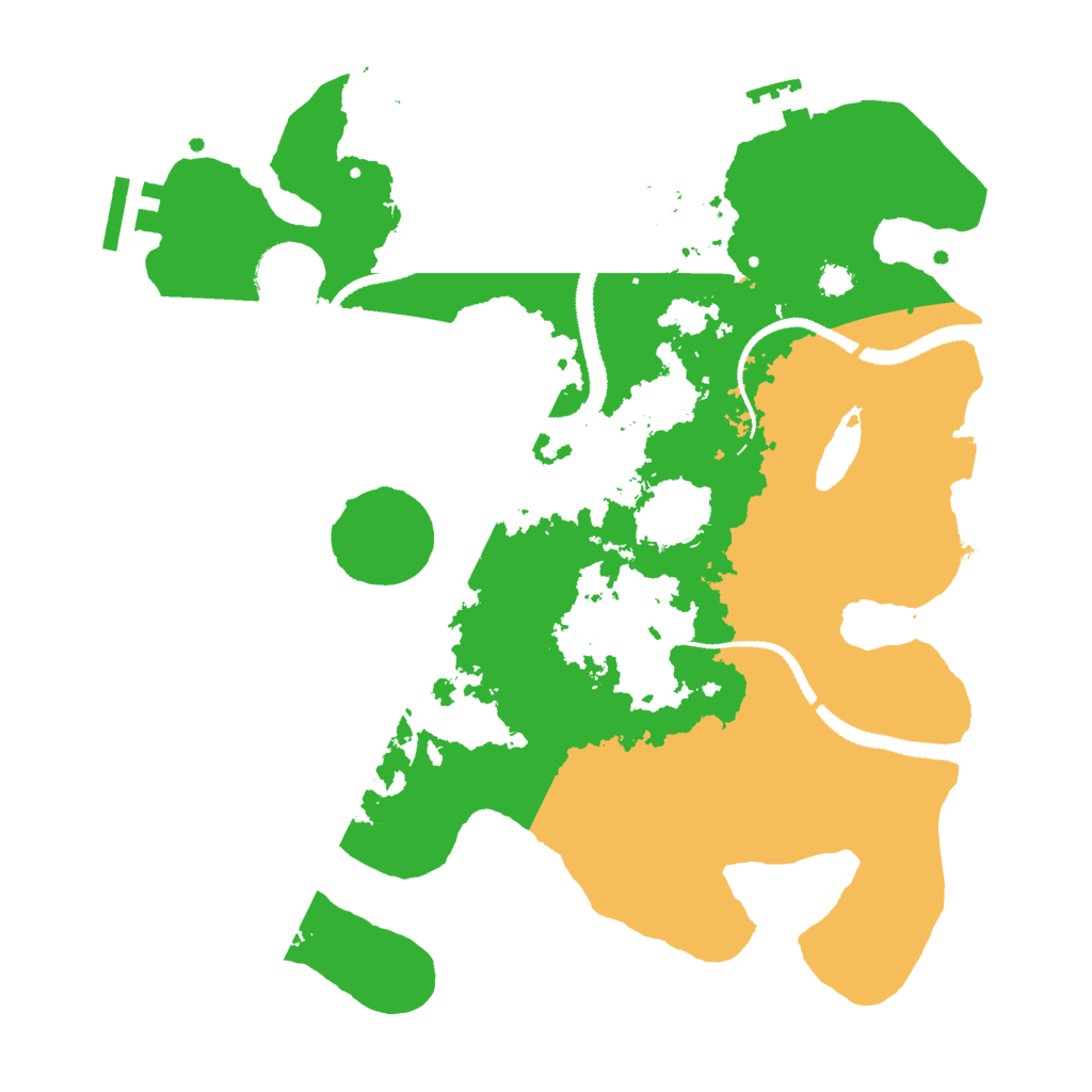 Biome Rust Map: Procedural Map, Size: 3000, Seed: 224703018