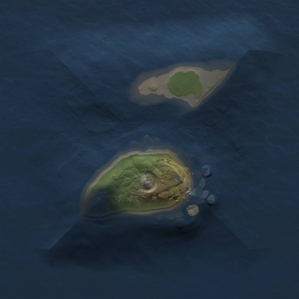 Rust Map: Procedural Map, Size: 1000, Seed: 156432028, 1 Monuments