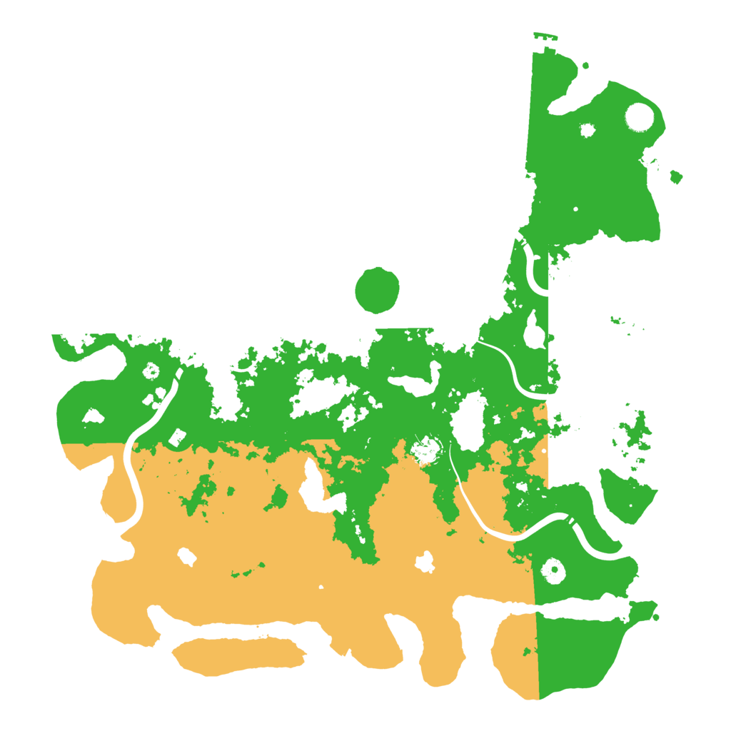 Biome Rust Map: Procedural Map, Size: 4500, Seed: 508632688
