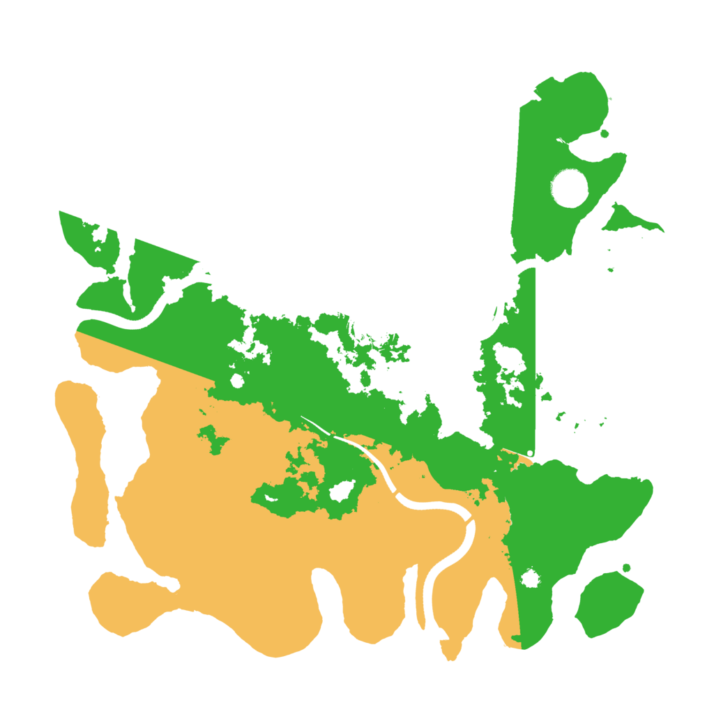 Biome Rust Map: Procedural Map, Size: 3500, Seed: 608194477