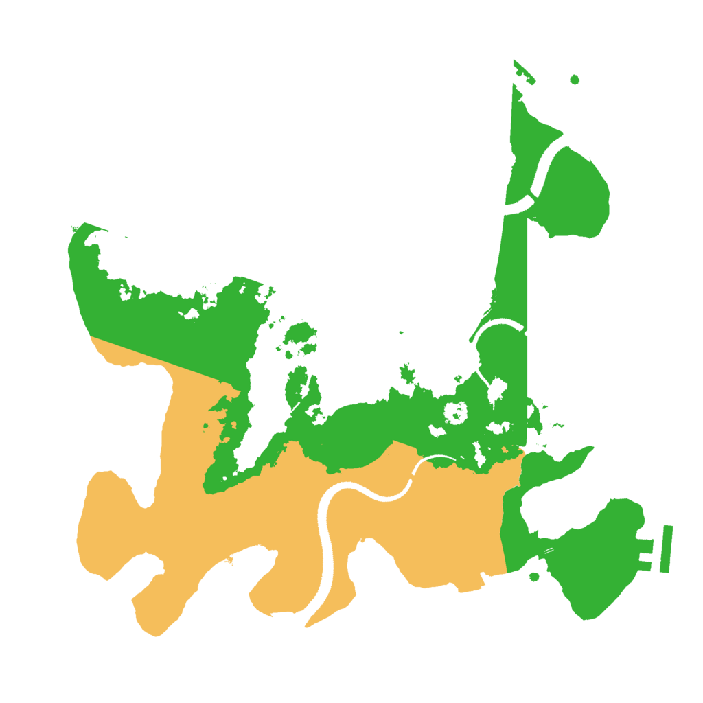 Biome Rust Map: Procedural Map, Size: 3000, Seed: 1101715509
