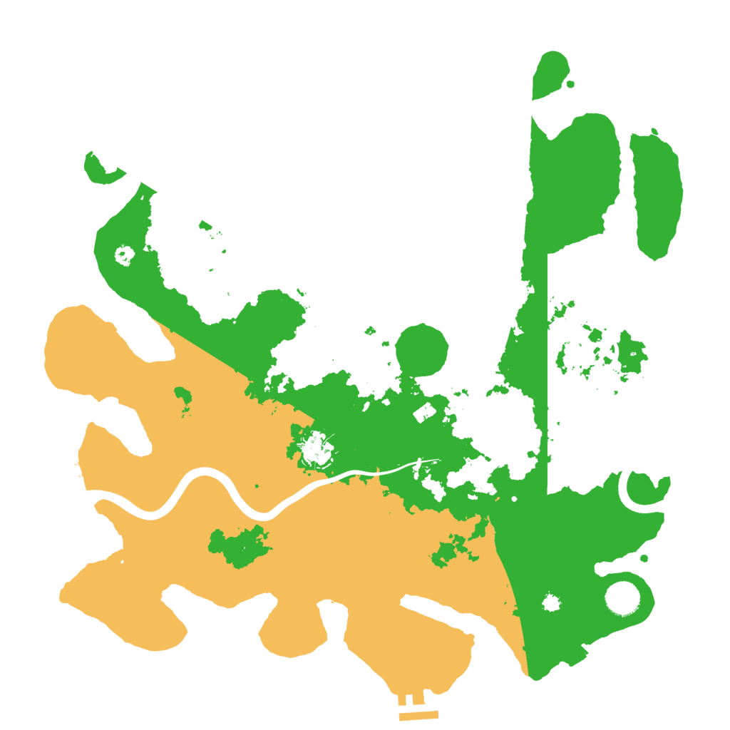Biome Rust Map: Procedural Map, Size: 3750, Seed: 40209025