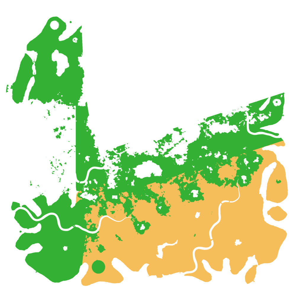 Biome Rust Map: Procedural Map, Size: 6000, Seed: 1447189252