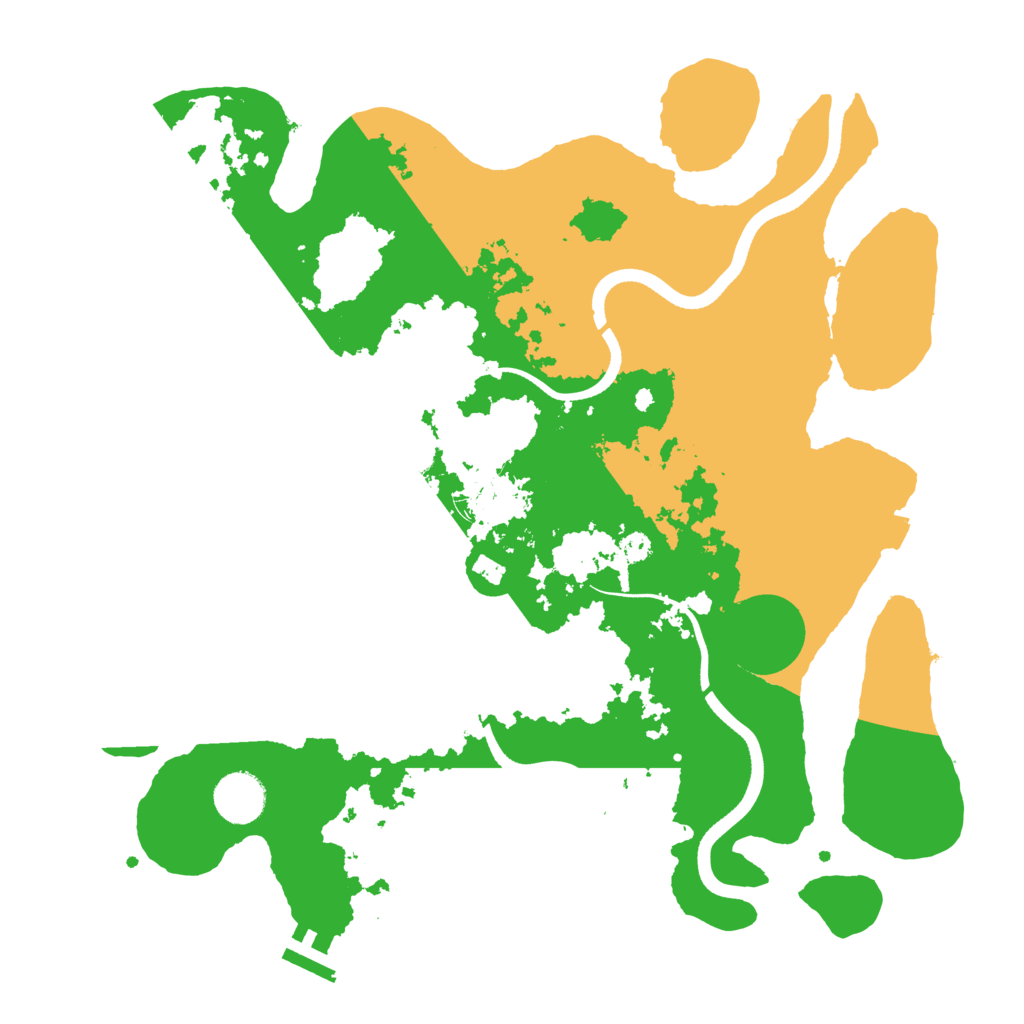 Biome Rust Map: Procedural Map, Size: 3551, Seed: 481776