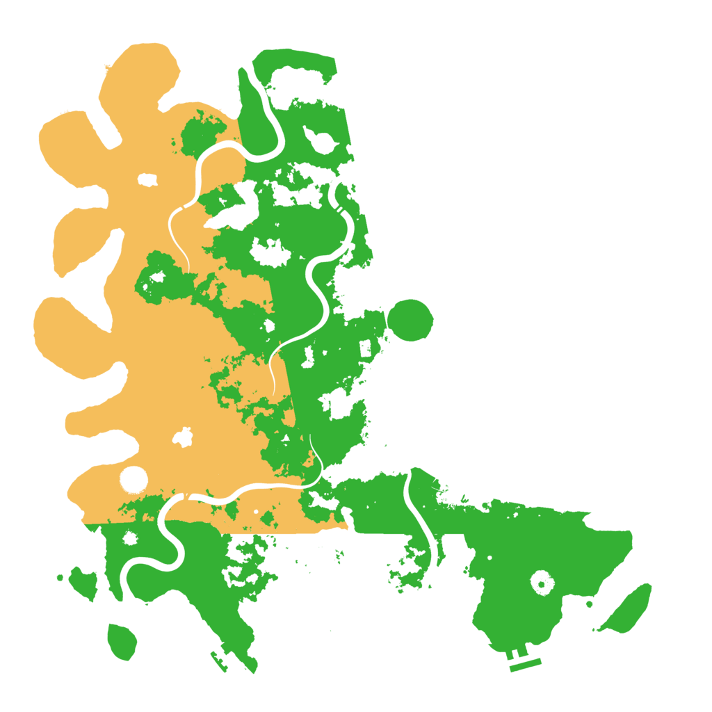 Biome Rust Map: Procedural Map, Size: 4500, Seed: 1306799639