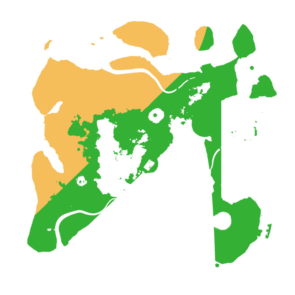 Biome Rust Map: Procedural Map, Size: 3000, Seed: 3422
