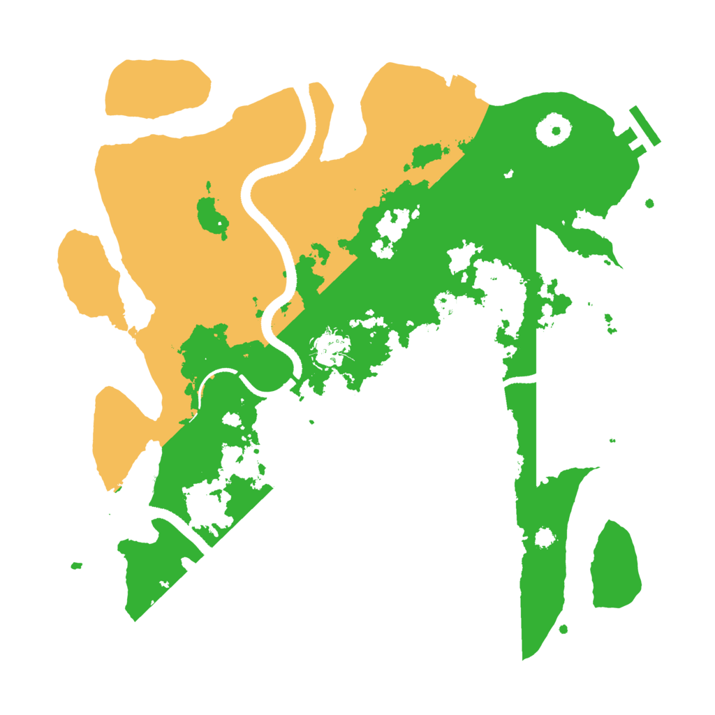 Biome Rust Map: Procedural Map, Size: 3250, Seed: 106292274