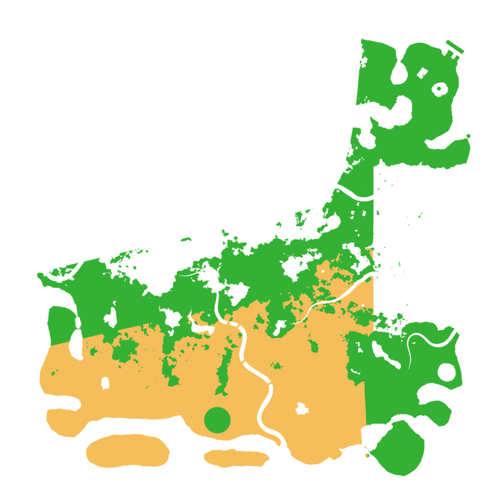 Biome Rust Map: Procedural Map, Size: 5000, Seed: 778331