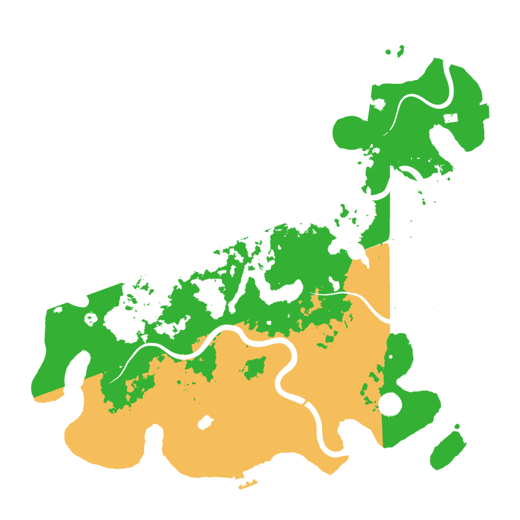 Biome Rust Map: Procedural Map, Size: 4050, Seed: 1514333681