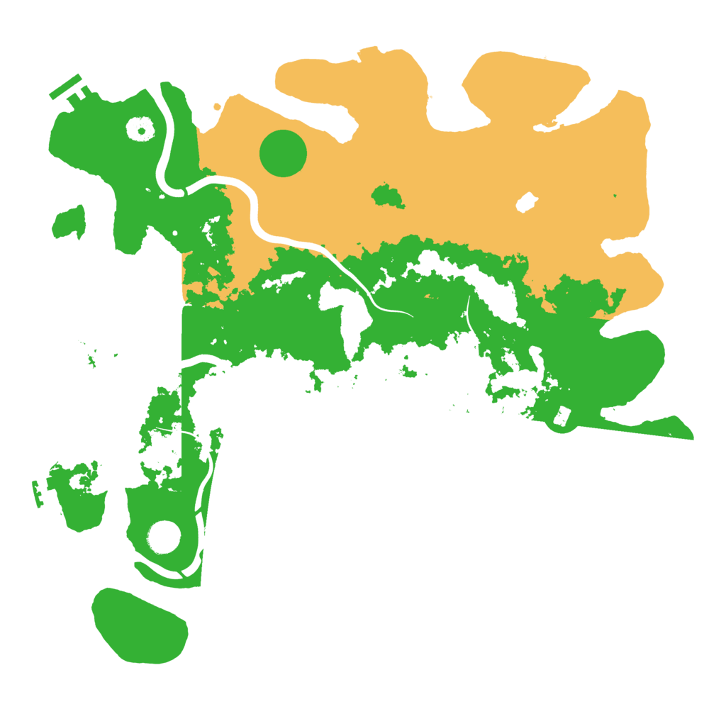 Biome Rust Map: Procedural Map, Size: 4050, Seed: 16169666