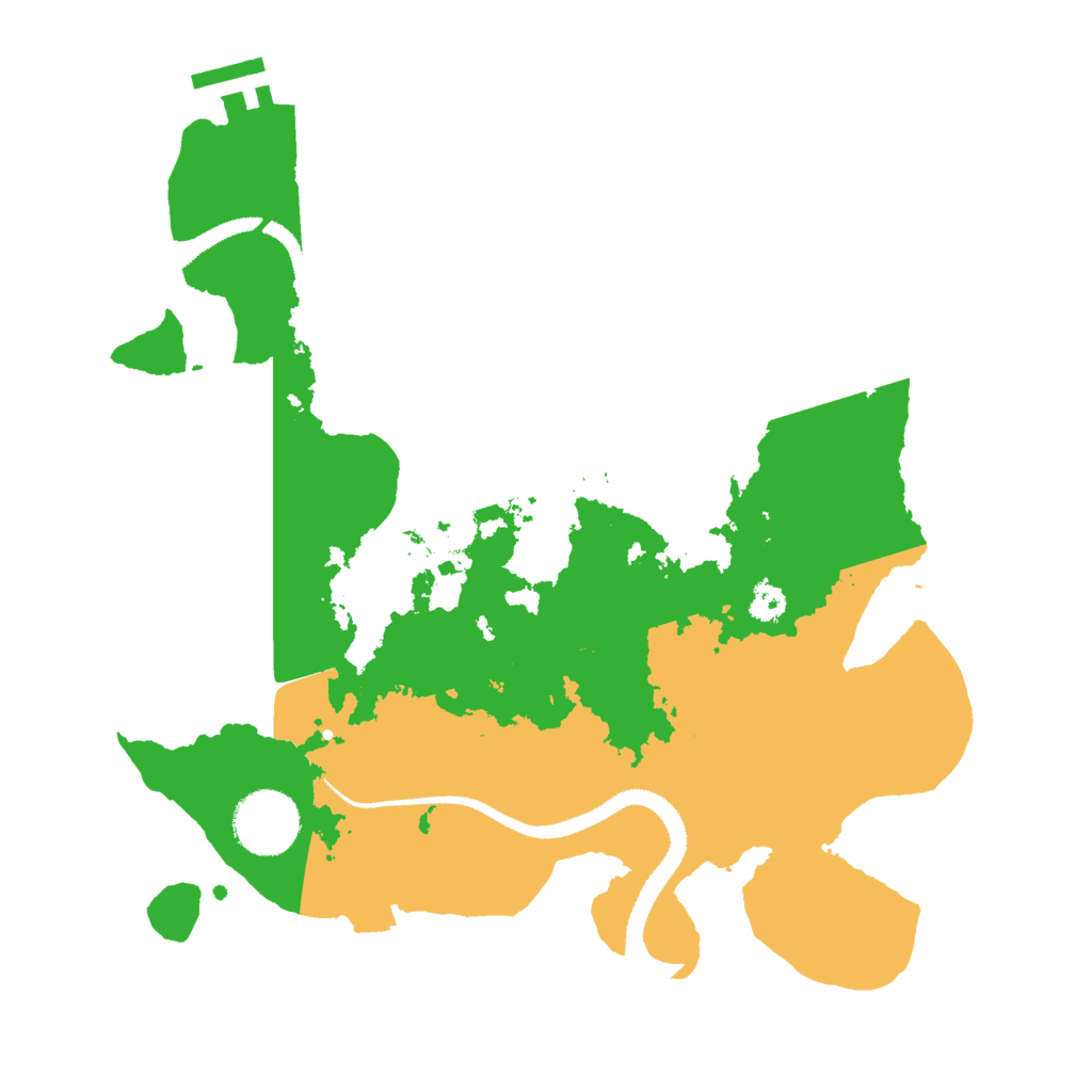 Biome Rust Map: Procedural Map, Size: 3000, Seed: 912632963