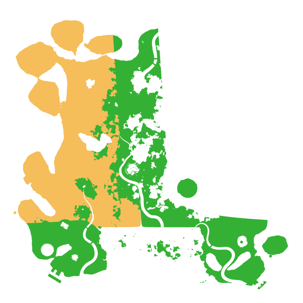 Biome Rust Map: Procedural Map, Size: 4250, Seed: 4736