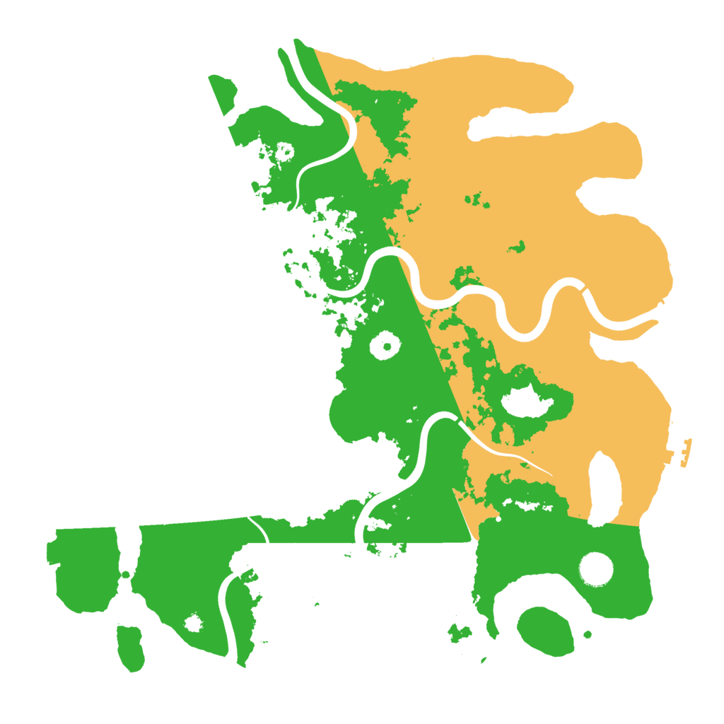 Biome Rust Map: Procedural Map, Size: 3750, Seed: 532901705