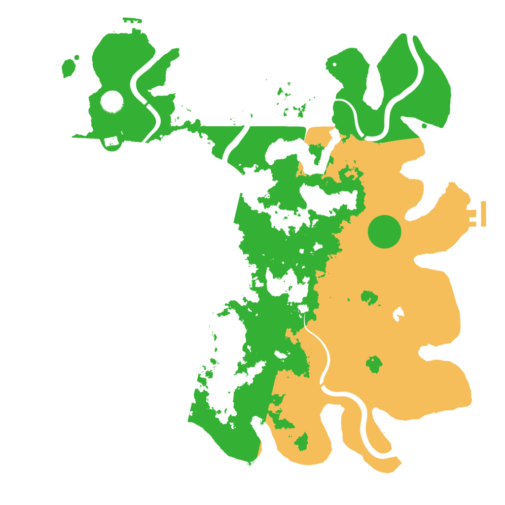 Biome Rust Map: Procedural Map, Size: 4000, Seed: 2477418