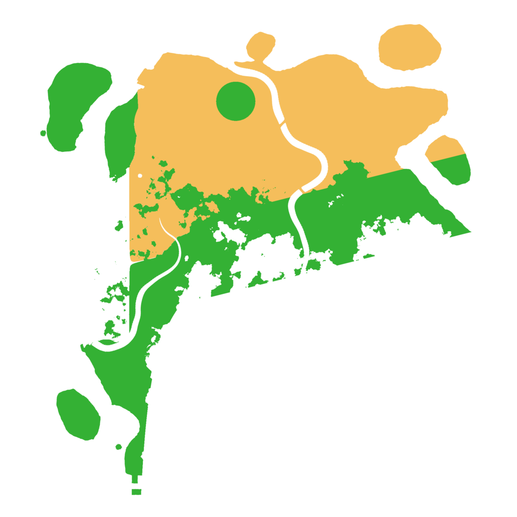 Biome Rust Map: Procedural Map, Size: 3500, Seed: 234653594