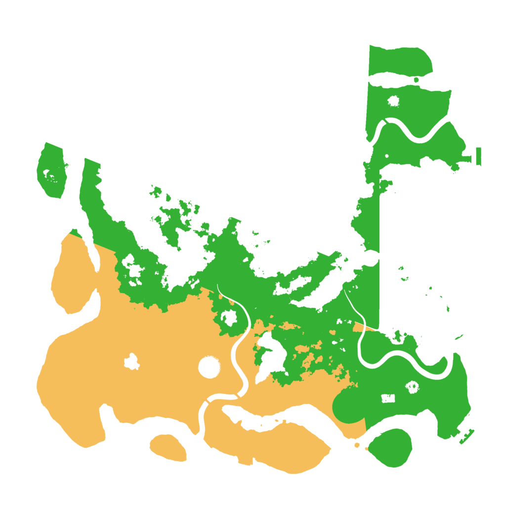 Biome Rust Map: Procedural Map, Size: 4050, Seed: 2077667852