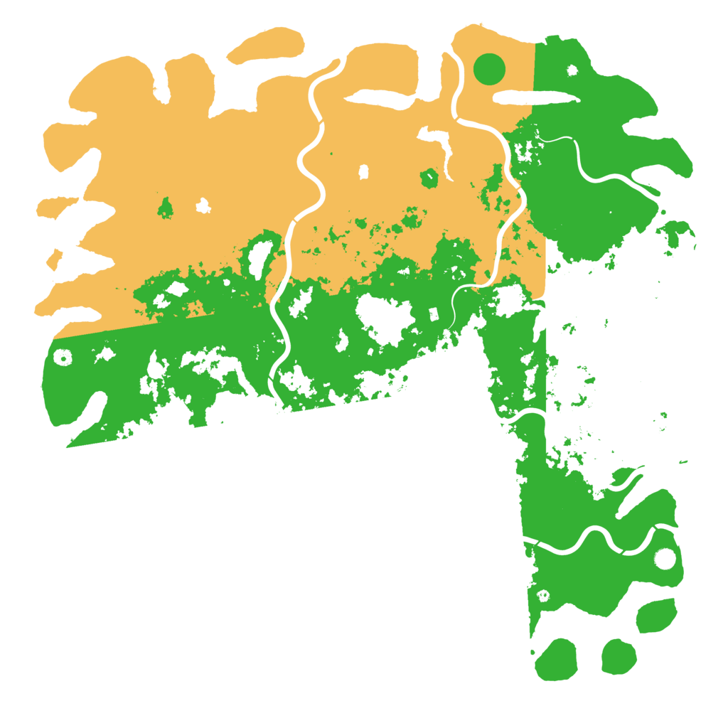 Biome Rust Map: Procedural Map, Size: 6000, Seed: 977576016