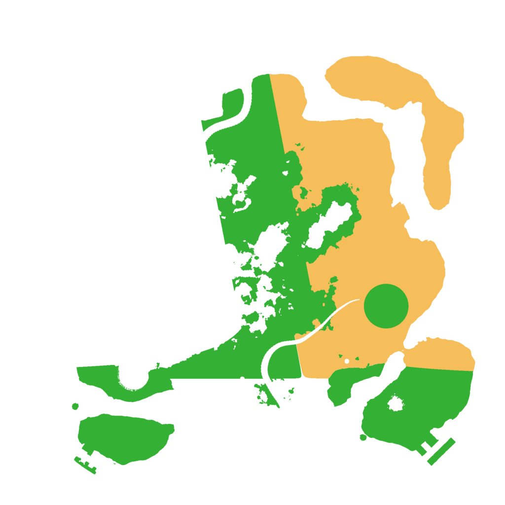 Biome Rust Map: Procedural Map, Size: 3000, Seed: 68351